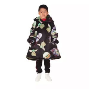 NEW ⭐️Baby Yoda The Mandalorian Star Wars  Over-Sized Kids Hoodie ONE SIZE